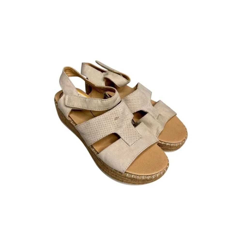 Dr. Scholls chill espadrille wedge sandals size 8.5